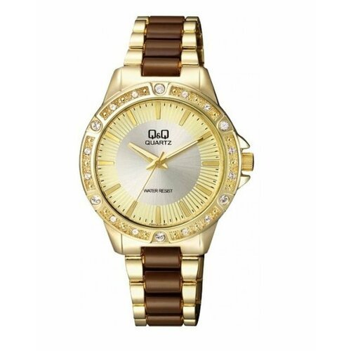 Купить Наручные часы Q&Q F533-010, золотой, коричневый
Наручные часы Q&Q F533-010 предс...