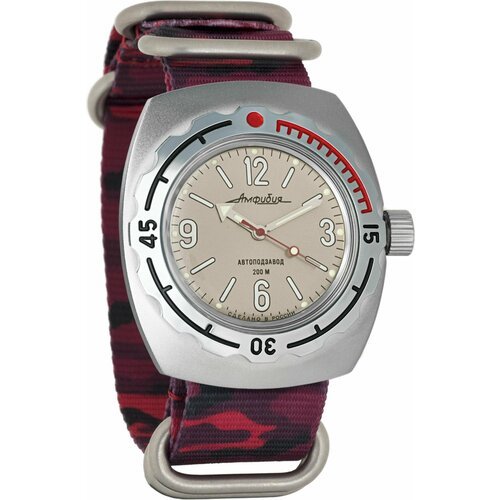 Купить Наручные часы Восток Амфибия, красный, фиолетовый
Мужские механические часы с ав...