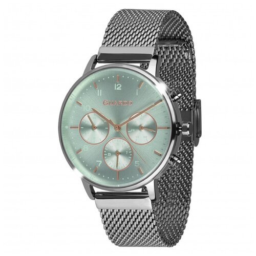 Купить Наручные часы Guardo Premium, серебряный
Мужские кварцевые часы в круглом корпус...