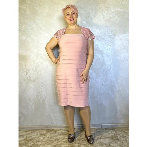 Купить Платье Verda, размер 50, розовый
Платье женское с гипюром - это элегантное и сти...