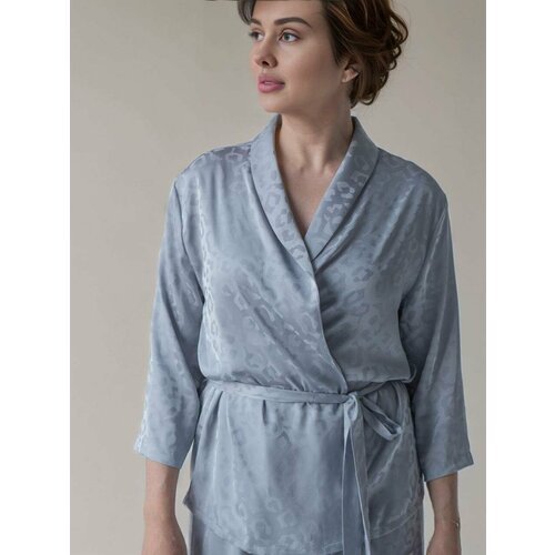 Купить Пижама , размер M, серый
Пижамный стиль это модно. Пижама женская шелковая с шир...