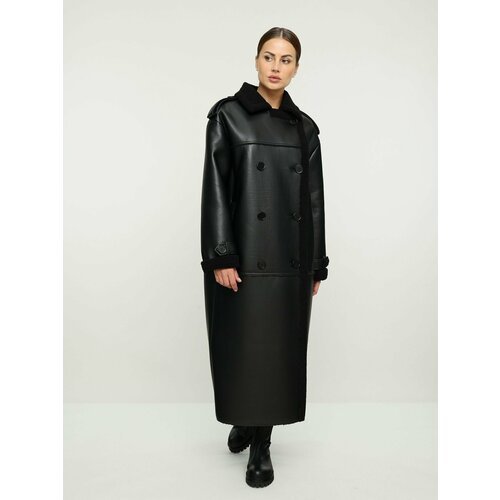 Купить Пальто ALEF, размер 42, черный
Дубленка длинная из экокожи - это стильный и прак...