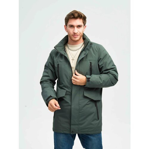 Купить Ветровка , размер 50, зеленый, бирюзовый
Мужская куртка - универсальная, трендов...