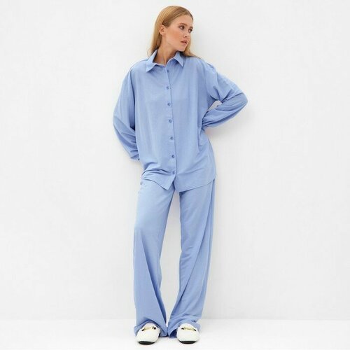 Купить Пижама Minaku, размер 52, голубой
Комплект женский (сорочка, брюки) MINAKU: Home...