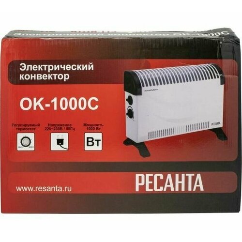 Купить Конвектор электрический Ресанта ОК-1000С (стич) 67/4/6
Электрический конвектор Р...