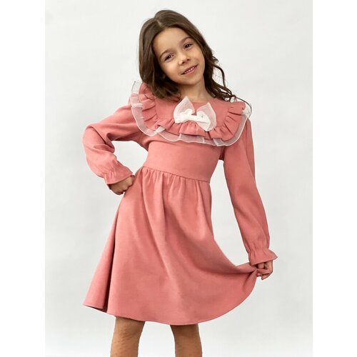 Купить Платье Бушон, размер 122-128, розовый
Платье для девочки нарядное бушон ST59, цв...