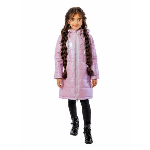 Купить Куртка, размер 122, розовый
Демисезонная куртка для девочки из непромокаемой кур...