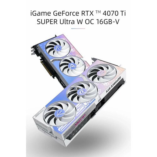 Купить Видеокарта Colorful GeForce RTX 4070TI SUPER 16G Ultra White OC 16GB-V
Один из л...