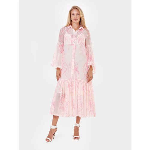 Купить Платье Alessia Santi, размер 44, розовый
Платье рубашка с воланом Alessia Santi...