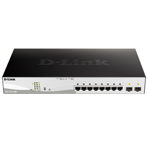 Купить D-Link Коммутатор D-Link PROJ Smart L2 Switch 8х1000Base-T PoE, 2х1000Base-X SFP...