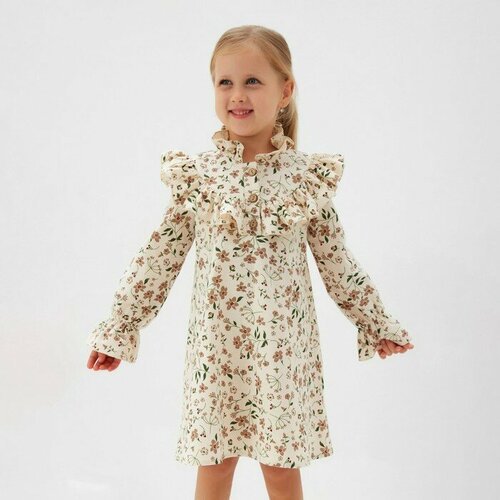 Купить Платье Minaku, размер 28/104, бежевый
<p>Платье для девочки MINAKU: Cotton colle...