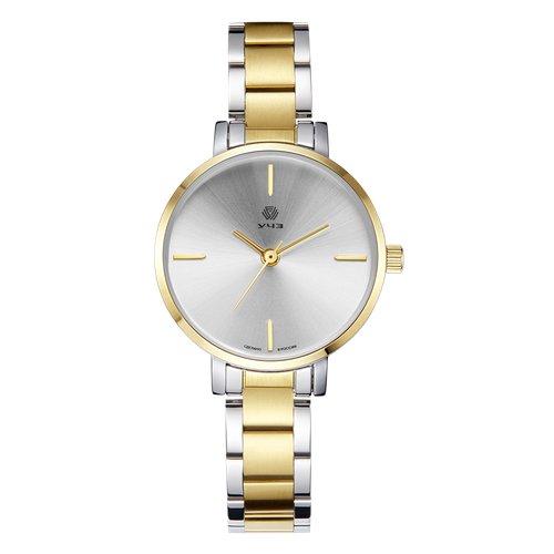 Купить Наручные часы УЧЗ 3049B-3, серебряный, золотой
Наручные кварцевые женские часы п...