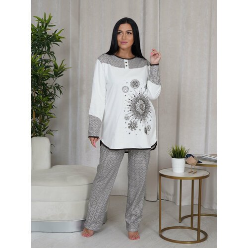 Купить Пижама LOVETEX.STORE, размер 48, серый
Представляем Вам нашу женскую пижаму овер...