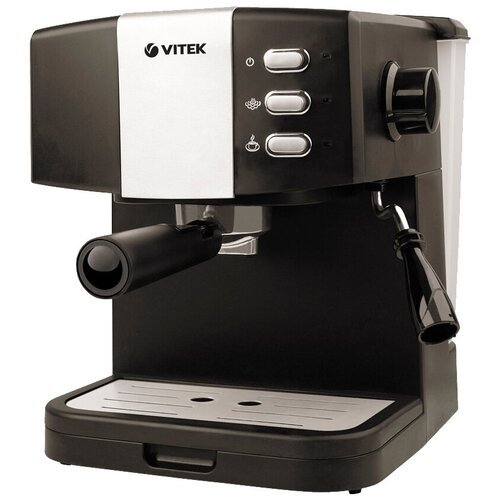 Купить Кофеварка рожковая VITEK VT-1523, черный
кофемашина-эспрессо, полуавтоматическая...