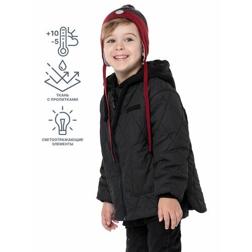 Купить Куртка NIKASTYLE 4м6124, размер 110-56, черный
Куртка демисезонная для мальчика....