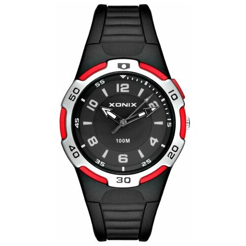 Купить Наручные часы XONIX
Наручные кварцевые часы XONIX<br>Водная защита: 100М, 10 AT<...