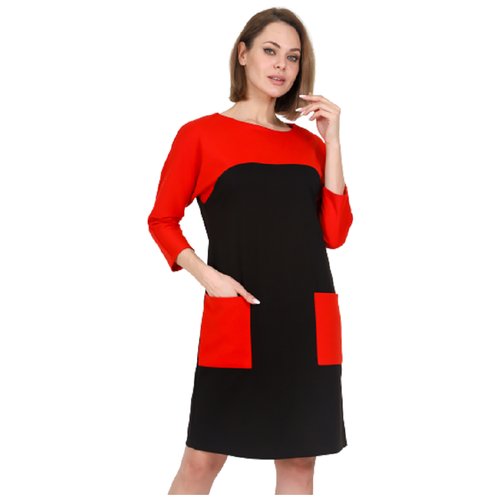 Купить Платье размер 44, черный, красный
Платье женское свободное из мягкой трикотажной...