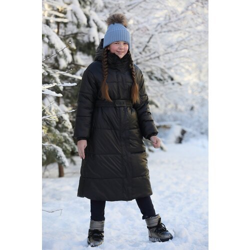 Купить Пуховик Orso Bianco, размер 140, черный
Зимнее стеганое пальто для девочки. Данн...