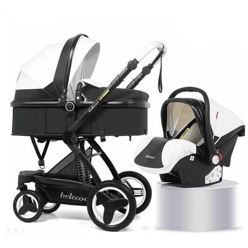 Купить Детская коляска-трансформер 3 в 1 Luxmom X6, бело-черный
Детская коляска от рожд...