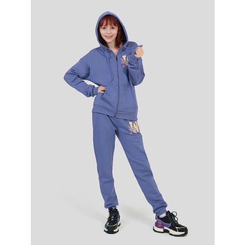 Купить Костюм VITACCI, размер 122/128, фиолетовый
Спортивный утепленный костюм-двойка д...