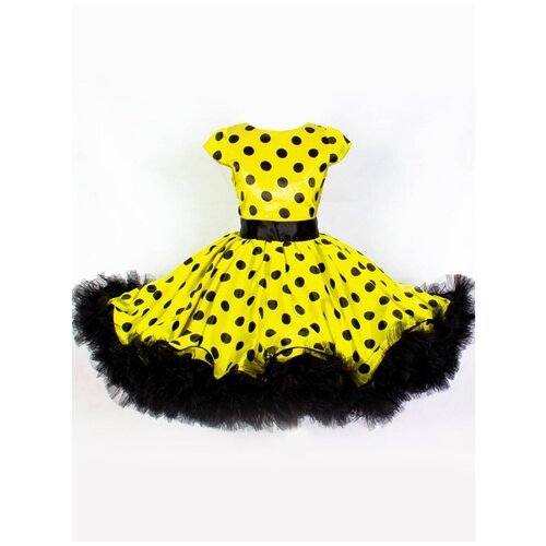 Купить Платье Laura, размер 122, желтый, черный
Нарядное платье Стиляги для девочки в п...
