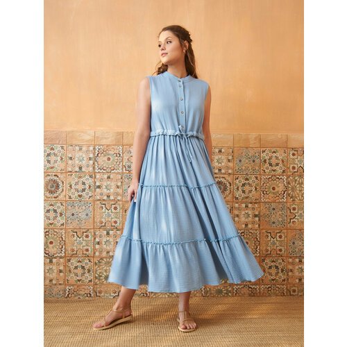 Купить Сарафан размер 54/56, голубой
Уникальное женское платье, которое покорит вас сво...