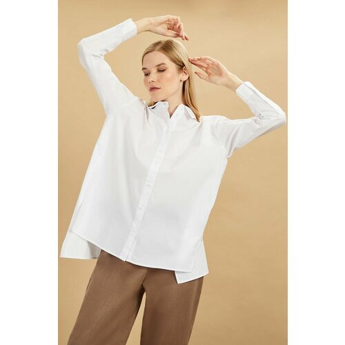 Купить Блуза Baon, размер 42, белый
Рубашка женская офисного стиля Baon - незаменимая в...