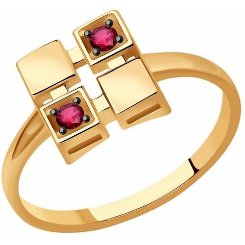 Купить Кольцо Diamant online, золото, 585 проба, рубин, размер 18.5
<p>В нашем интернет...
