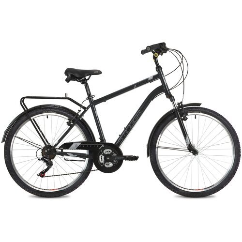 Купить Горный (MTB) велосипед Stinger Traffic 26 (2021) серый 20" (требует финальной сб...