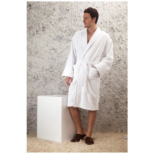 Купить Халат , размер 58, белый
Белый махровый халат станет отличным поводом для подарк...