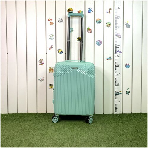 Купить Чемодан MIRONPAN, 43 л, размер S, бирюзовый, зеленый
Приобретение чемодана из по...