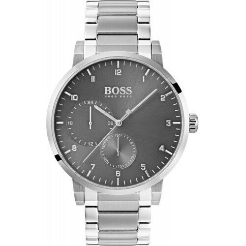 Купить Наручные часы BOSS, серебряный
12-ти часовой формат времени, Мировое время, 24-х...