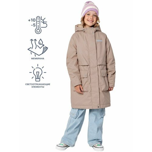 Купить Куртка NIKASTYLE 4м3624, размер 146-72, бежевый
Куртка демисезонная для девочки....