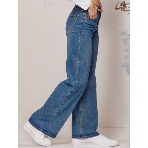 Купить Джинсы Sylvia, размер 31, голубой
Женские широкие джинсы - это эмблема моды и ст...