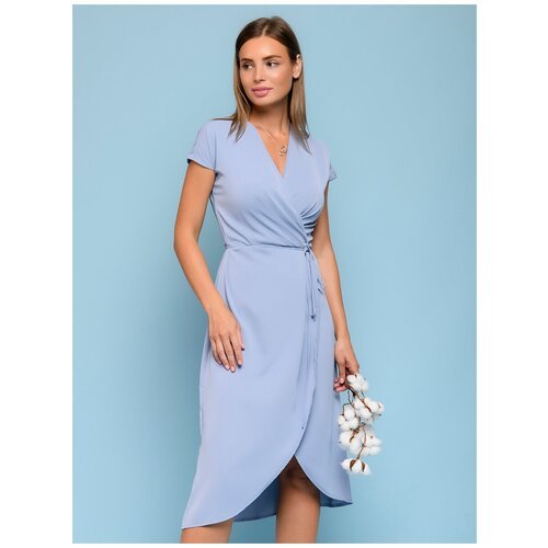 Купить Платье 1001dress, размер 46, голубой
Ткань: плательная.<br>Длина рукава: 2.<br>Д...