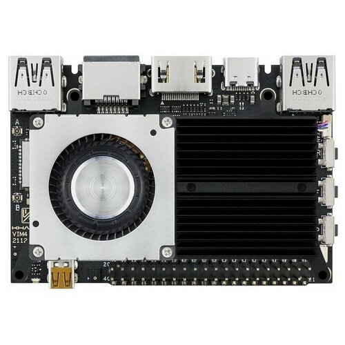 Купить Одноплатный компьютер Khadas VIM4 Active cooling kit ARM Cortex-A73 4-Core + Cor...