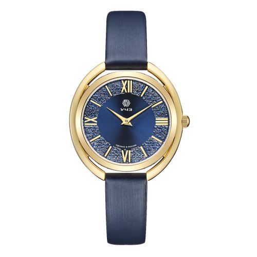 Купить Наручные часы УЧЗ 3022L-4, золотой, синий
Наручные кварцевые женские часы произв...