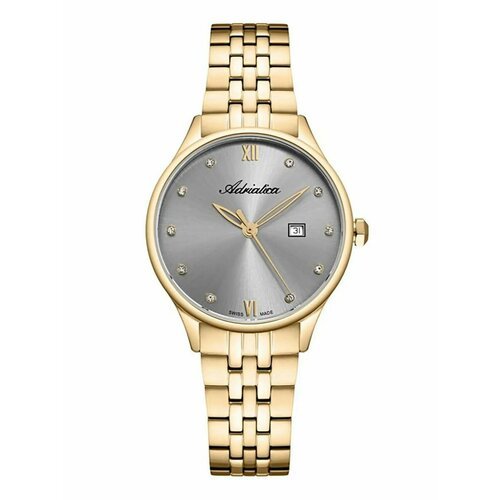 Купить Наручные часы Adriatica A3547.1187Q, золотой
женские швейцарские наручные часы с...