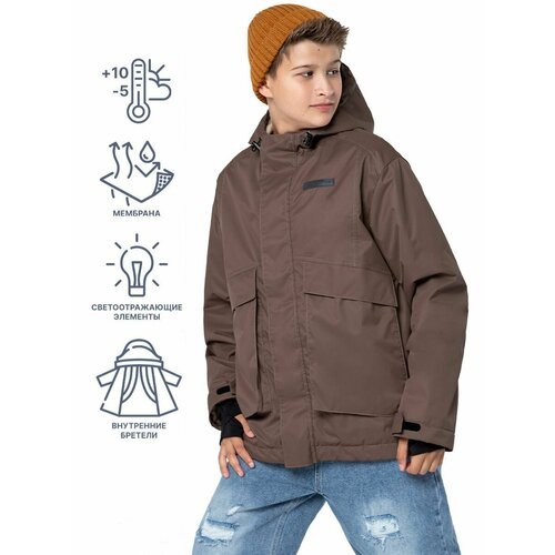 Купить Куртка NIKASTYLE 4м3724, размер 152-76, коричневый
Куртка демисезонная для мальч...