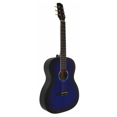 Купить Гитара акустическая "Амистар Н-513" 6-струнная, художественная отделка, синяя Ам...