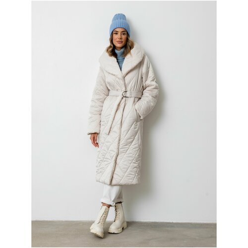 Купить Куртка VIAVILLE, размер 44, белый
Пальто женское стеганое Аврора от бренда VIAVI...