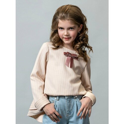 Купить Блуза Ole!Twice, размер 134, бежевый, розовый
Игривая и стильная блуза с фигурны...