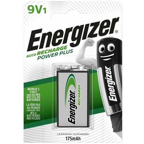 Купить Аккумуляторы Energizer Power Plus NH22/9V 1шт.
Аккумуляторные батарейки Energize...