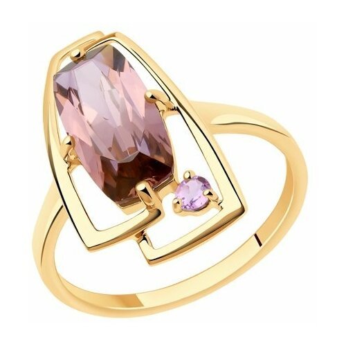 Купить Кольцо Diamant online, золото, 585 проба, султанит, размер 17.5
<p>В нашем интер...