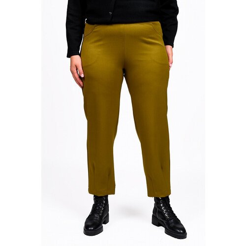 Купить Брюки SVESTA, размер 58, зеленый
Стильные женские укороченные брюки больших разм...