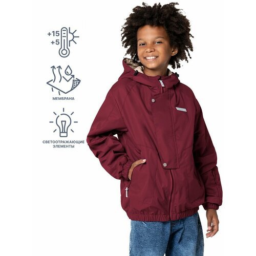 Купить Куртка NIKASTYLE 4л4124, размер 146-72, красный
Ветровка демисезонная для мальчи...