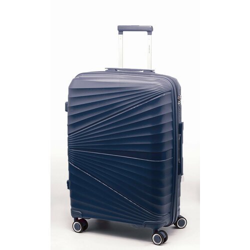 Купить Чемодан Impreza Yel-715, 70 л, размер M, синий
<h3>Ударопрочный, дорожный чемода...