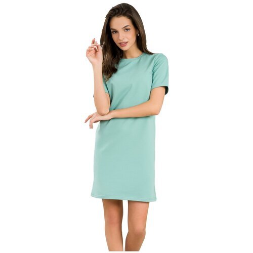 Купить Платье LINGEAMO, размер 54-56, зеленый
Стильное трикотажное однотонное платье-фу...