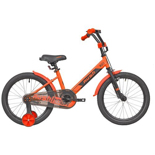 Купить Городской велосипед RUSH HOUR J18 (2022) оранжевый 18" (требует финальной сборки...