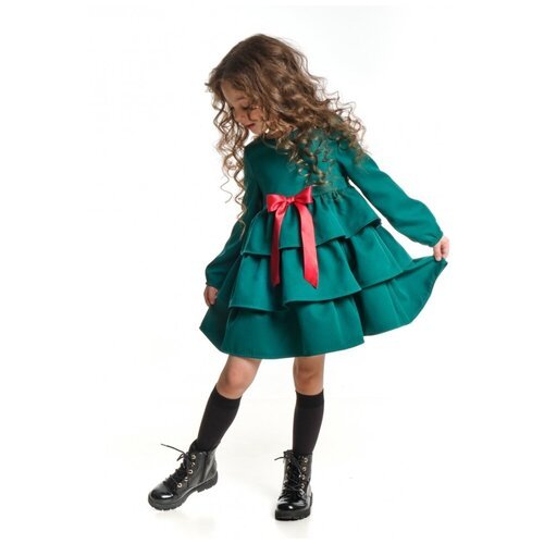 Купить Платье Mini Maxi, размер 116, зеленый, бирюзовый
Платье для девочек Mini Maxi, м...